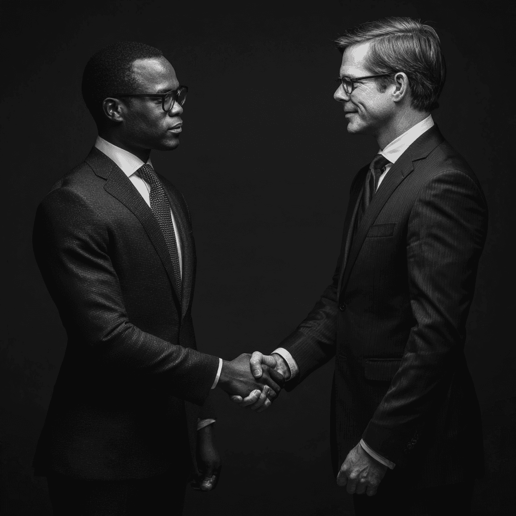 Professional handshake